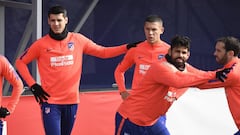 Diego Costa and Morata back training and will be available to play against Barcelona