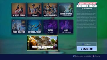 Fortnite 14 días de verano día 3: fusil de asalto de ráfaga y Paraíso del constructor
