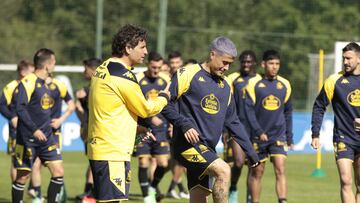 Entrenamiento Deportivo de La Coruña. idiakez Hugo Rama