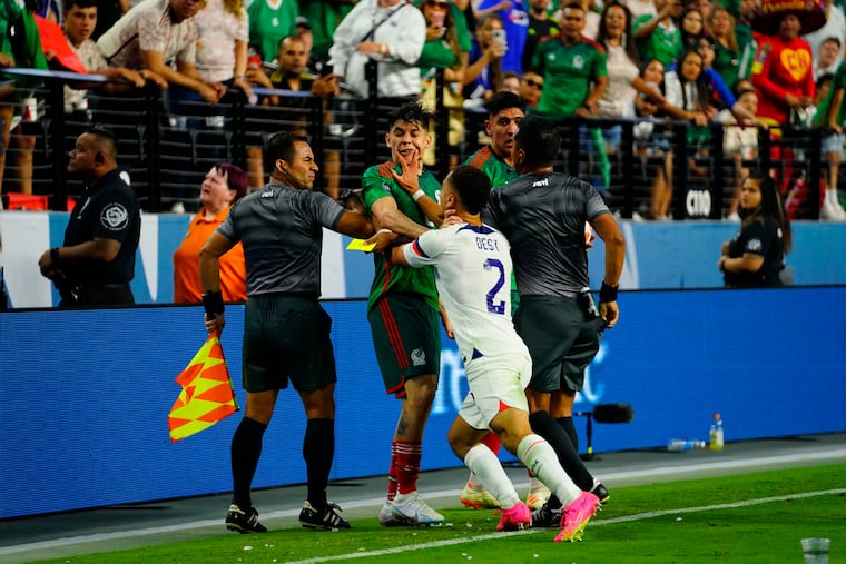 What happened in USA vs Mexico? Red cards, fights, and homophobic ...
