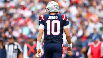 How long will the Patriots’ QB Mac Jones be out for after injuring his left leg?