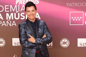 David Civera posando en la alfombra roja de los Premios de la Academia de la M¨²sica de Espa?a.
