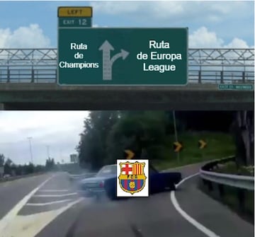 Los memes de las eliminaciones del Barça y Atleti en Champions