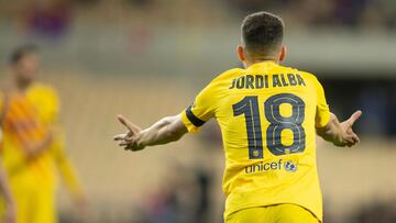 Jordi Alba, en la final de Copa.