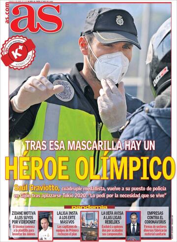 Las portadas de AS de abril