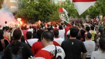 <b>PROTESTA. </b>La afición del Rayo se manifestó el día del ascenso y ahora lo hace contra la LFP.