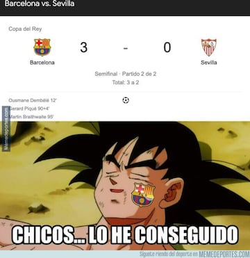 Los mejores memes de la remontada del Barça en la Copa