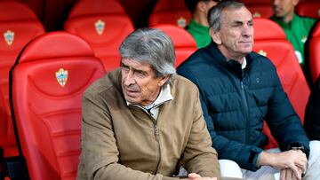 Pellegrini, durante el último partido.