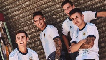 Messi y Dybala, las estrellas de la nueva camiseta de Argentina