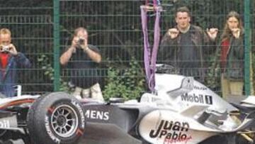 Pizzonia le pidió perdón a Montoya por el accidente