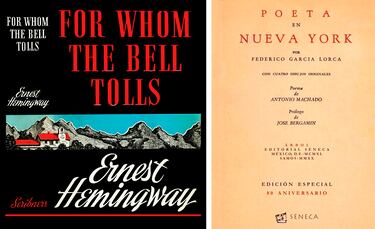 En 1940 se publicaron, entre otros muchos títulos, dos libros de peso: "Por quién doblan las campanas" ("For Whom the Bell Tolls") de Ernest Hemingway y "Poeta en Nueva York", de Federico García Lorca, que se publicó cuatro años después del fusilamiento del poeta. 