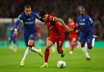 El colombiano fue una de las figuras en la victoria de los Reds 0-1 sobre Chelsea en Wembley. Cuarto título de Lucho en Inglaterra.