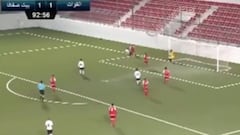 Minuto 93, 1-1 y hace lo que nadie imaginaba: ¡gol de tijera sin ángulo!