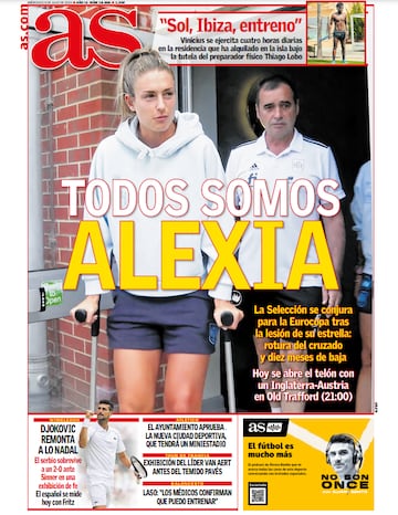 Las portadas de AS de julio