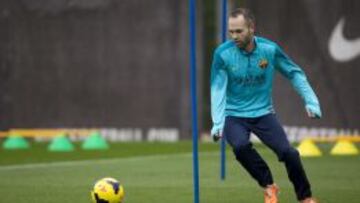 Iniesta, baja ante el Levante