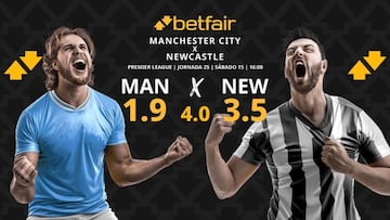 Manchester City vs. Newcastle United: horario, TV, pronósticos y clasificación
