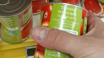 Ve lo que sucede con algunos botes de tomate de Alimerka y deja claro qué deberían hacer