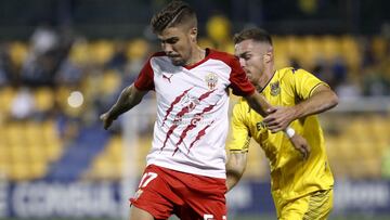 Pozo, en un partido con el Almer&iacute;a. 