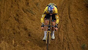 Van Aert, en el Superprestige Heusden-Zolder 2023.