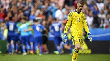 Primera suplencia de David de Gea en un partido importante