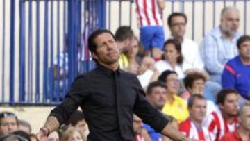 El entrenador de Atlético de Madrid, Diego Pablo Simeone.