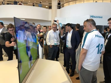 Hisense presenta al cierre de la final de Rusia 2018 su nueva Smart TV insignia
