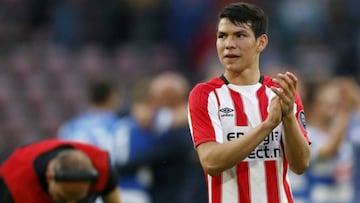 Hirving Lozano regresó a los entrenamientos con el PSV