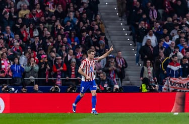 Sorloth empata el partido con un potente remate en el corazón del área, culminando la primera reacción rojiblanca tras el gol inicial del Espanyol.