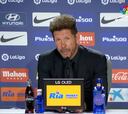 Simeone: "Es un año de transición, los futbolistas dan el máximo"