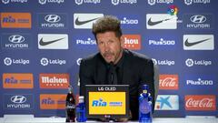 Simeone: "Es un año de transición, los futbolistas dan el máximo"