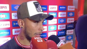 Duván Vergara en zona mixta tras empatar con Millonarios