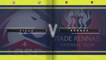 Resumen y goles del Lille vs. Rennes, jornada 1 de la Ligue 1
