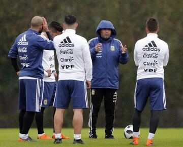 Buenos Aires 17 Mayo 2018, Argentina
Preparativos de la seleccion Argentina en el Predio de la AFA en Ezeiza, donde estÃ¡n 

Foto Ortiz Gustavo
