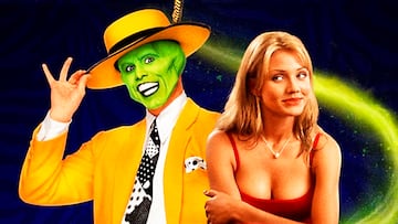 Los protagonistas de la película 'La Máscara' con Jim Carrey y Cameron Díaz