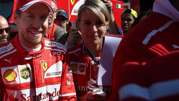 Sebastian Vettel en Montmeló.