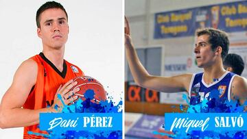 Dani Pérez y Miquel Salvó, dos nuevas incorporaciones para el Gipuzkoa en su vuelta a la Liga Endesa.