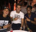 Lucas Silva se fotografió en Brasil con Neymar y Robinho