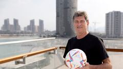 Mario Kempes durante la celebración del Mundial de Qatar.