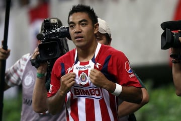 Marco Fabián de la Mora, debutó con las Chivas en 2007. Dueño de una gran calidad que da a cuenta gotas, "Marquito" anotó 60 goles con las Chivas y ocupa la posición número 12 de goleadores históricos del rebaño.