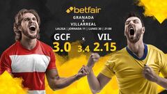 Granada CF vs. Villarreal CF: horario, TV, estadísticas, clasificación y pronósticos