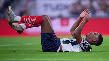 Anthony Martial of Monterrey during the 13th round match between Monterrey and Pumas UNAM as part of the Liga BBVA MX, Torneo Apertura 2025 at BBVA Bancomer Stadium, on October 18, 2025 in Monterrey, Nuevo Leon, Mexico.