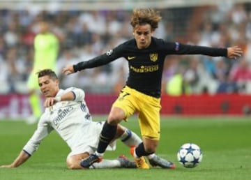 Antoine Griezmann y Cristiano Ronaldo.