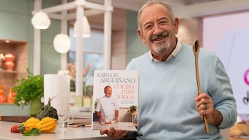 Karlos Arguiñano con su último libro