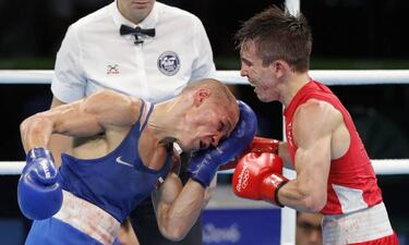 Russian boxer at centre of judging wrangle exits Rio