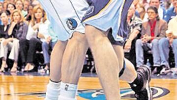 <b>TEXAS Y JAPÓN. </b>Nowitzki y Gasol, en Dallas. Repetirán en Japón.