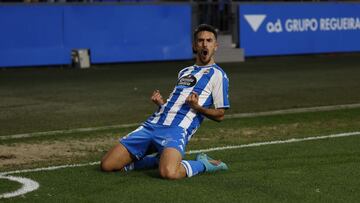 Partido Deportivo de La Coru&ntilde;a -  Cultural Leonesa. gol quiles