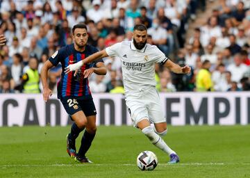 El francés en estos momentos está en el puesto 7º con 40 Clásicos disputados ante los blaugranas como jugador blanco. Con un balance de 14 ganados, 9 empatados y 17 perdidos. 