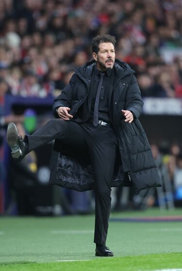 Diego Pablo Simeone, entrenador del Atlético de Madrid.