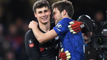 Foto de archivo de Kepa y Marcos Alonso