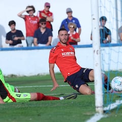 Primera victoria de Osasuna ante un Mirandés con carencias